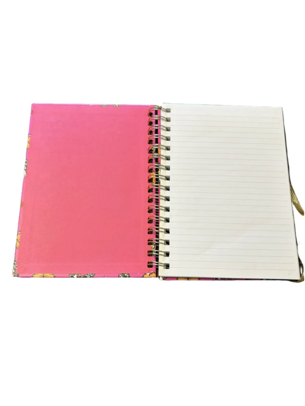 Paper Studio Pink Gold “ be still & know” Butterfly Notebook Journal One Size